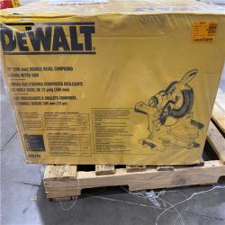 NEW- DeWalt 15 Amps 12 in. Corded Dual-Bevel Sliding Compound Miter Saw