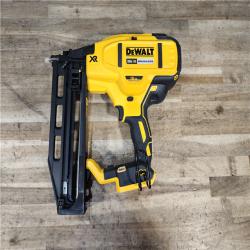 HOUSTON LOCATION - AS-IS DEWALT 20V MAX XR 16-Gauge Lithium-Ion Cordless Finish Nailer (Tool Only)