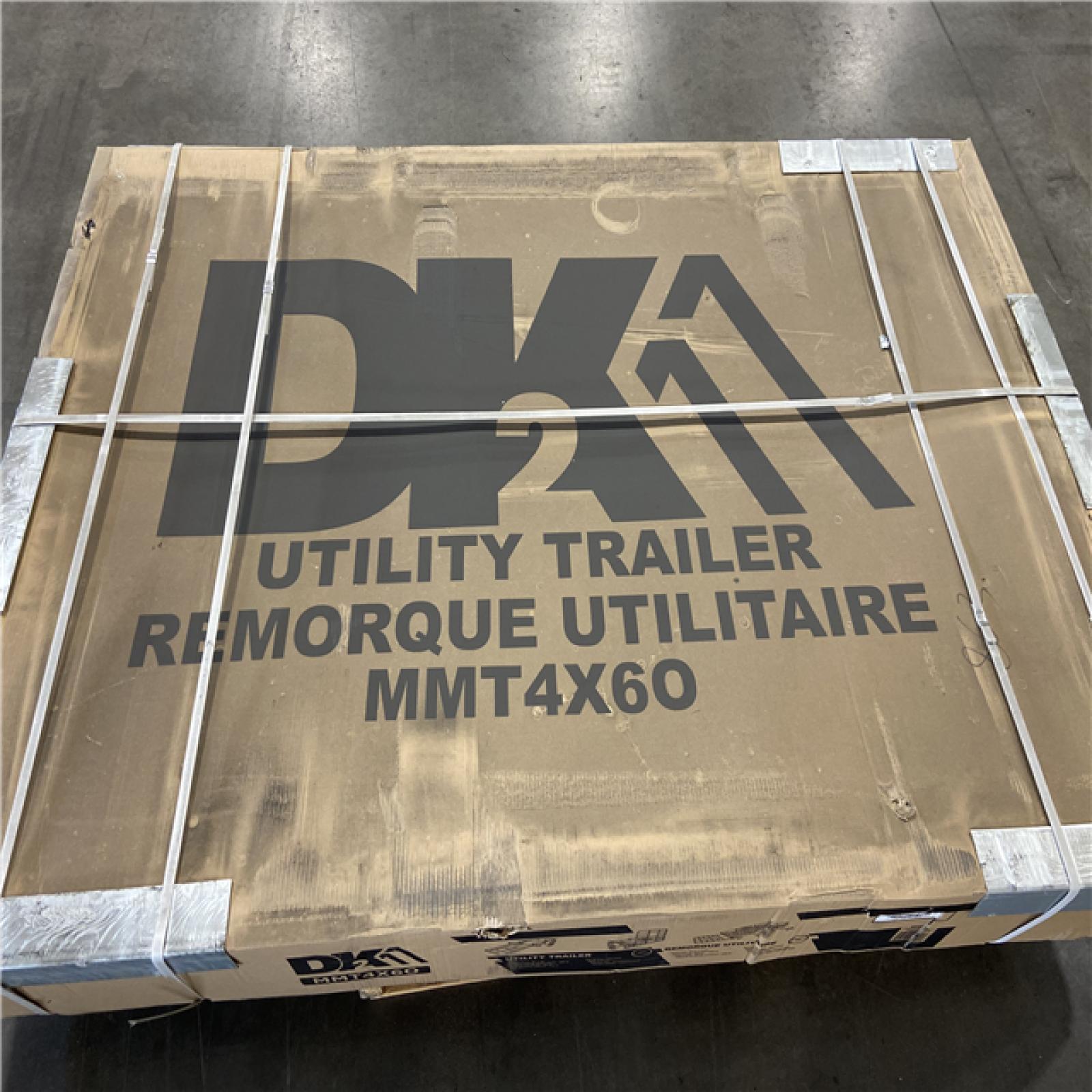 DALLAS LOCATION - DK2 by Marlon MMT4X6O 4 ft. x 6 ft. Single Axle Open Rail Utility Trailer | 1,314-lb Capacity with Ramp Gate