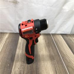 AS-IS Milwaukee 12-Volt Lithium-Ion Brushless Cordless Subcompact Brushless Drill Driver Kit