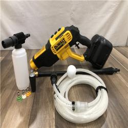 AS-IS DEWALT 20V MAX 550 PSI 1.0 GPM Cold Water Cordless Power Cleaner with 4-Nozzles (Tool Only)