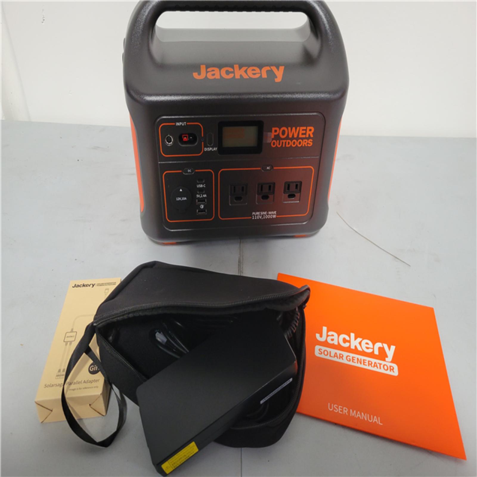 CALIFORNIA NEW JACKERY SOLAR GENERATOR