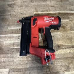 Houston Location AS-IS Milwaukee FUEL 18-Volt Lithium-Ion Brushless Cordless Gen II 18-Gauge Brad Nailer (Tool-Only)