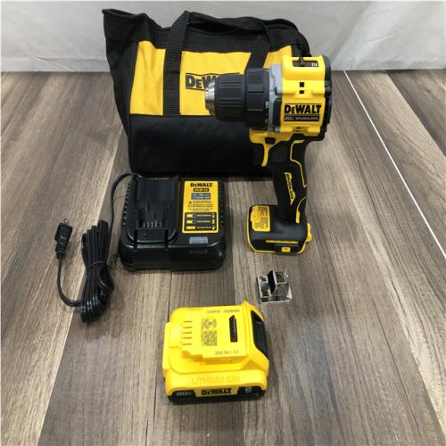 AS-IS DEWALT Atomic 20V Lithium-Ion Cordless Compact 1/2 in. Drill/Driver Kit
