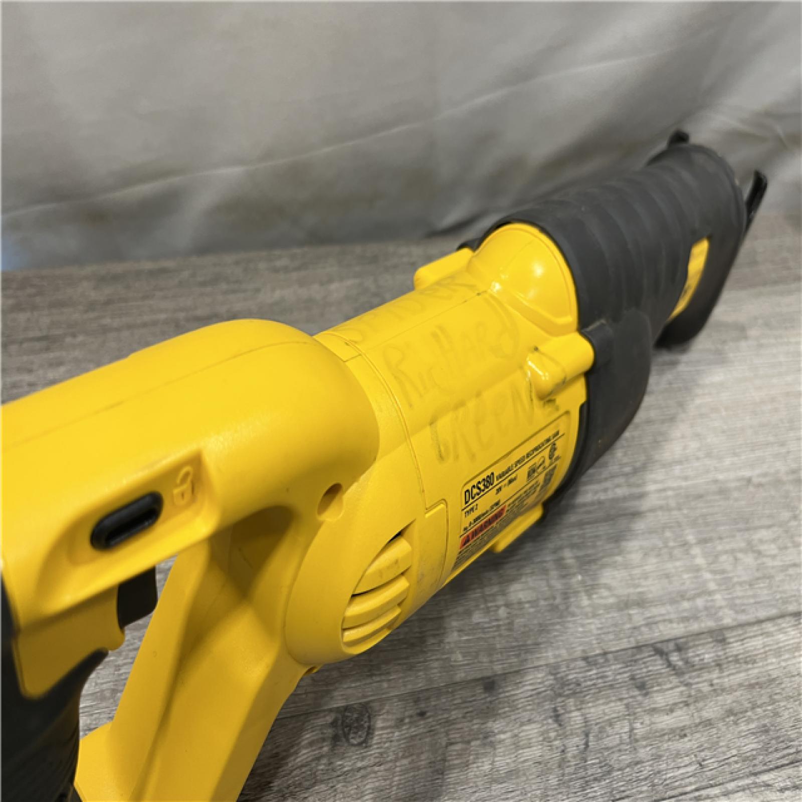 AS-IS DEWALT 20V MAX Cordless Reciprocating Saw (Tool Only)