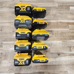 HOUSTON LOCATION - AS-IS DEWALT BATTERY PACK QTY - 10