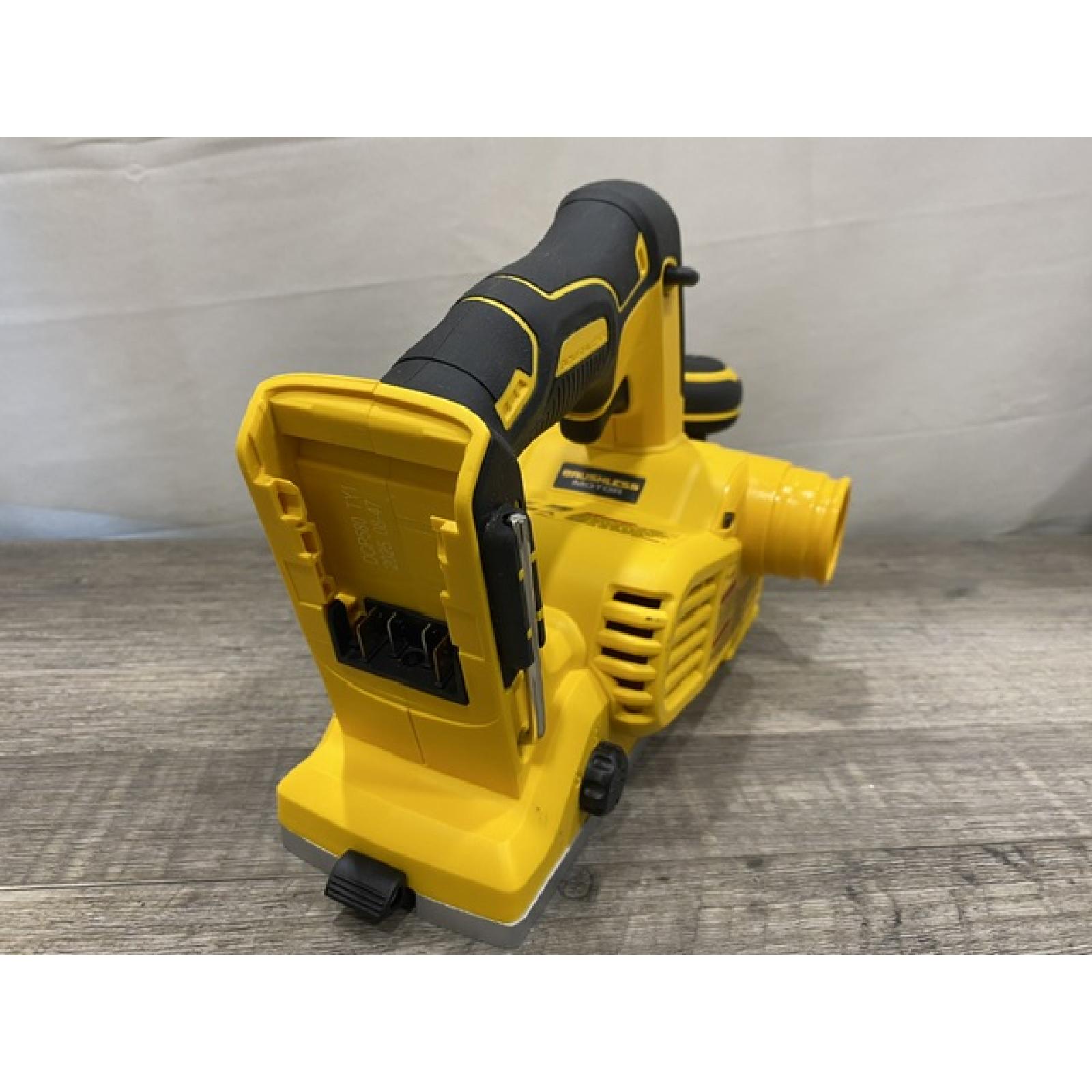 AS-IS DEWALT 20V MAX XR Cordless Brushless 3-1/4 in. Planer (Tool Only)