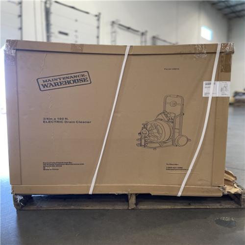 DALLAS LOCATION - AS-IS 3/4 X100 ELECTRIC DRAIN CLEANER PALLET-(2 UNITS)