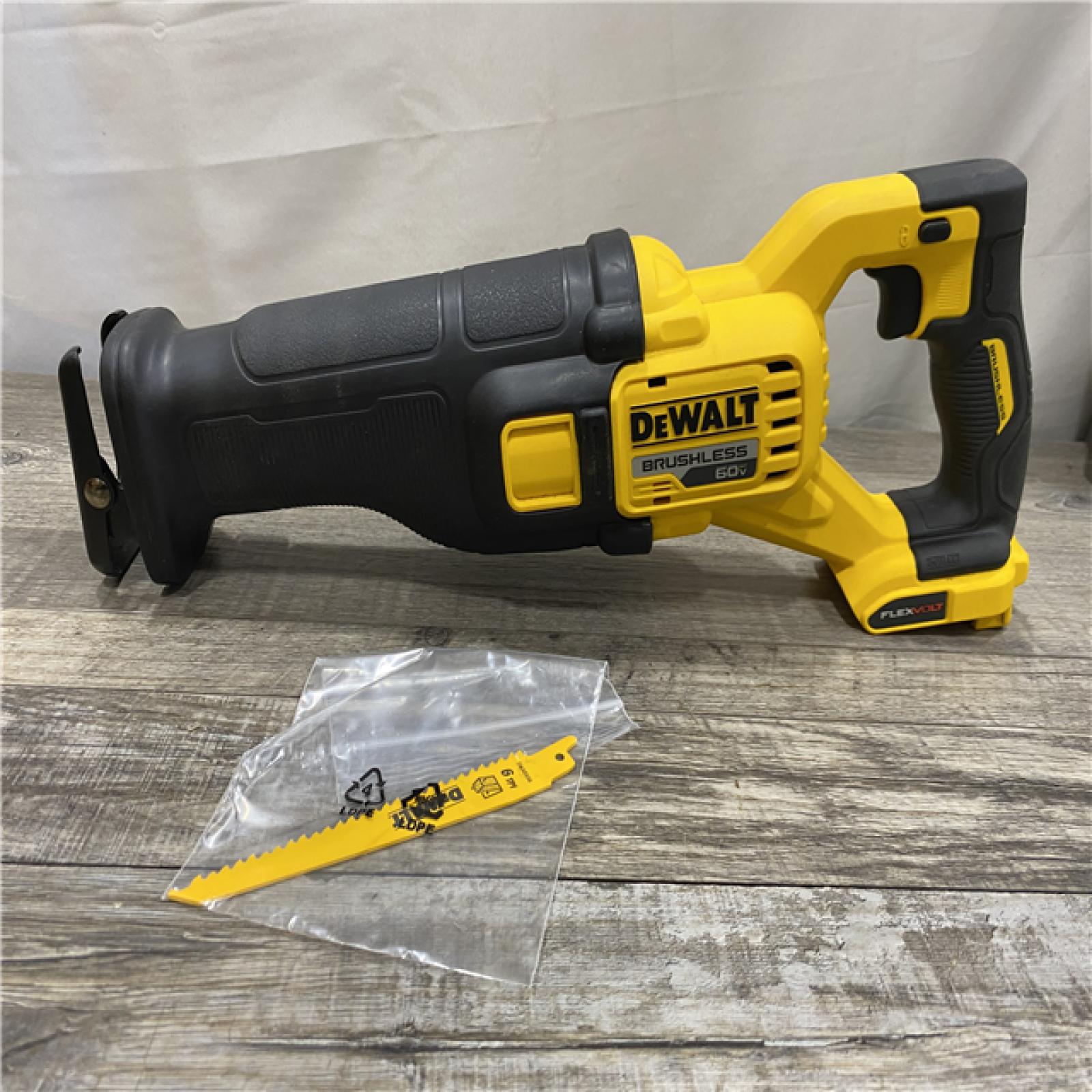 AS-IS DEWALT FLEXVOLT 60V MAX Cordless Brushless Reciprocating Saw (Tool Only)