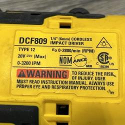 AS-IS DEWALT Atomic 20V Max Lithium-Ion Brushless Cordless Compact 1/4 in. Impact Driver Kit