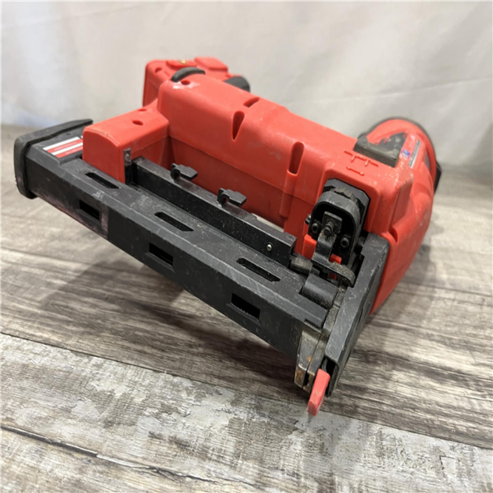 AS-IS Milwaukee FUEL 18-Volt Lithium-Ion Brushless Cordless 18-Gauge 1/4 in. Narrow Crown Stapler (Tool-Only)