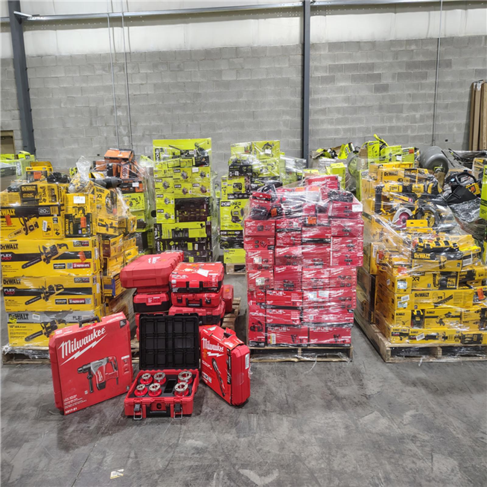 Pittston Location As-Is Power Tools Partial Truckload (13 Pallets) 0790-B