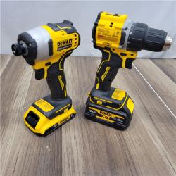 AS-IS DEWALT 20-Volt MAX Lithium-Ion Cordless 7-Tool Combo Kit with 2.0 Ah Battery, 5.0 Ah Battery and Charger
