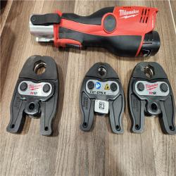 AS-IS Milwaukee M12 Force Logic Press Tool 1/2 in. to 1 in. Kit