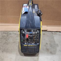 HOUSTON LOCATION - AS-IS CHAMPION 4500/3500-Watt Electric Start Gasoline/Propane Powered Dual Fuel Inverter Generator with Quiet Technology and CO Shield