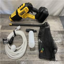 AS-IS DEWALT 20V MAX 550 PSI 1.0 GPM Cold Water Cordless Power Cleaner with 4-Nozzles (Tool Only)