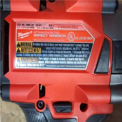 HOUSTON LOCATION - AS-IS Milwaukee FUEL GEN-2 18V Lithium-Ion Mid Torque Brushless Cordless 3/8 in. Impact Wrench with Friction Ring (Tool-Only)