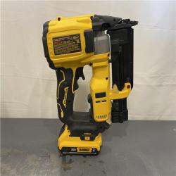AS-IS - DEWALT ATOMIC 20V MAX Lithium Ion Cordless 23 Gauge Pin Nailer Kit
