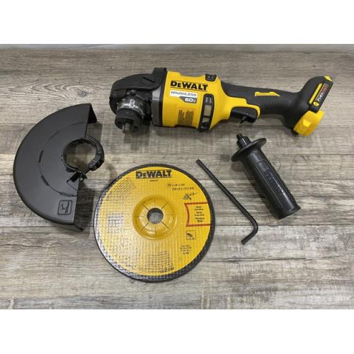 AS-IS DEWALT FLEXVOLT 60V Cordless 7 in. Angle Grinder (Tool-Only)