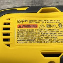 AS-IS DEWALT ATOMIC 20V MAX Cordless Brushless Oscillating Multi Tool Kit