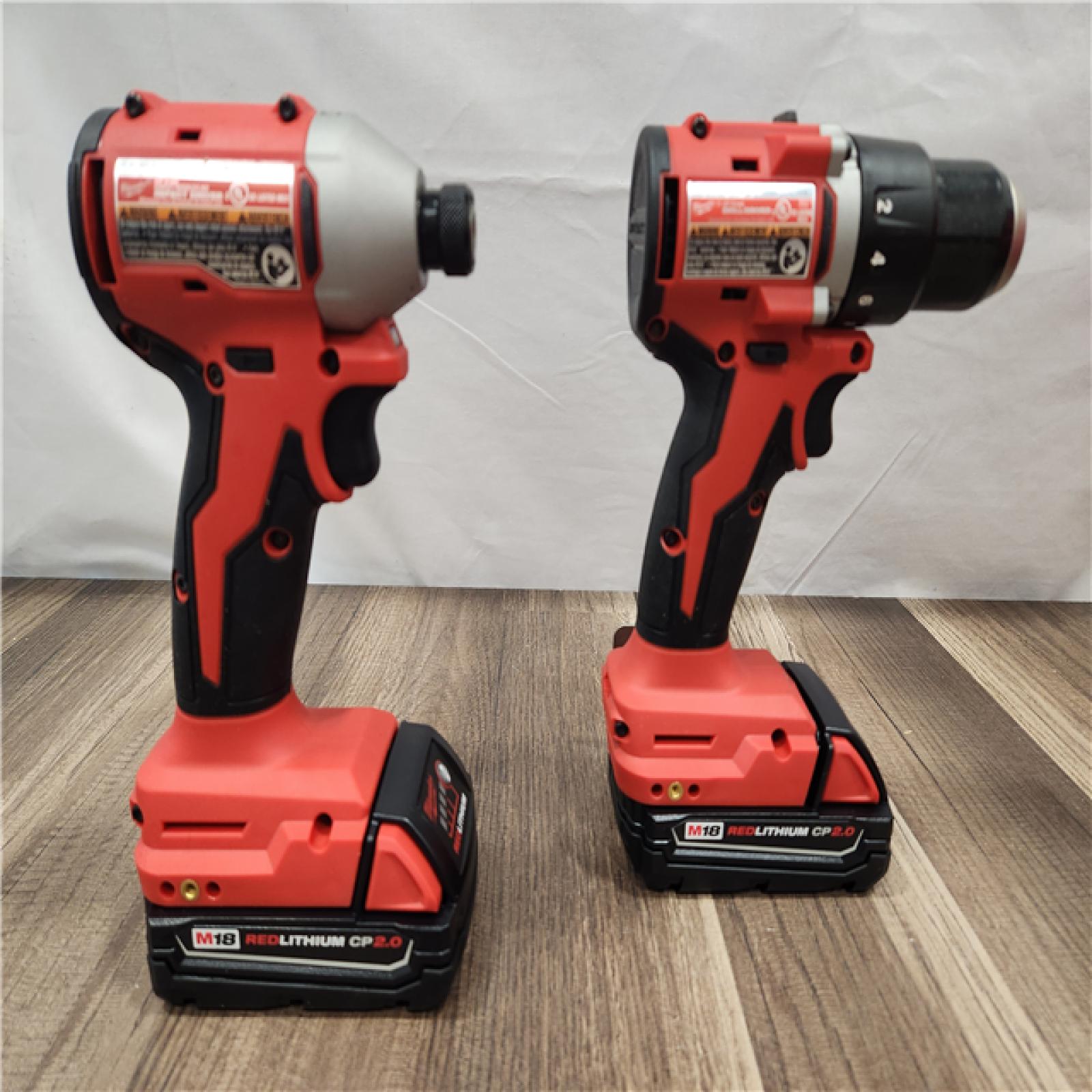 AS-IS- Milwaukee M18 Compact Brushless 2-Tool Combo Kit