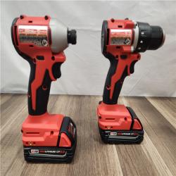 AS-IS- Milwaukee M18 Compact Brushless 2-Tool Combo Kit