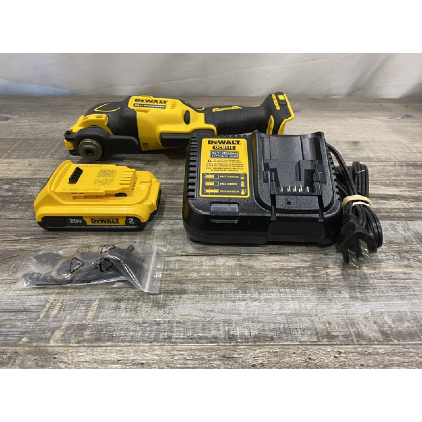 AS-IS DEWALT ATOMIC 20V MAX Cordless Brushless Oscillating Multi Tool Kit