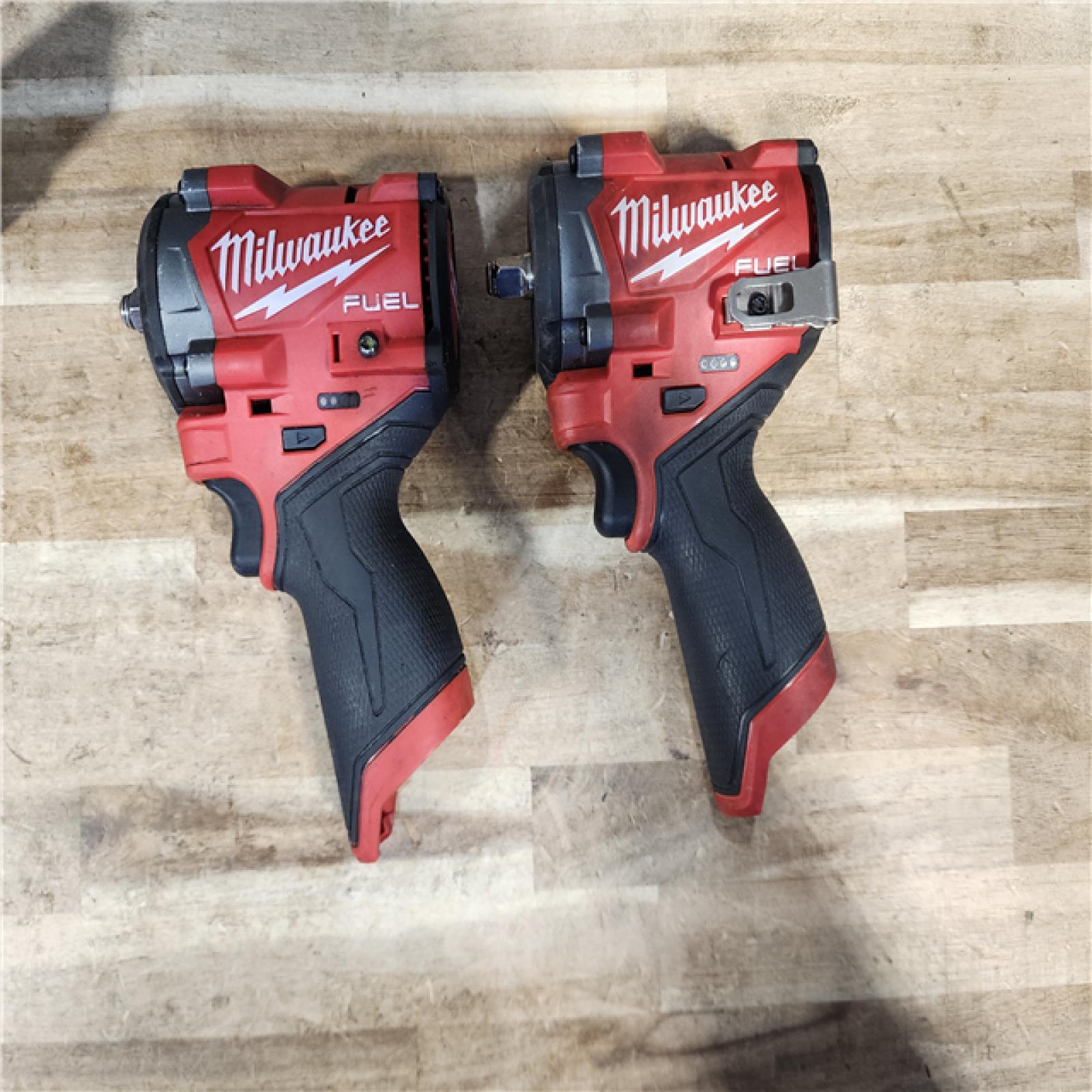 HOUSTON LOCATION - AS-IS Milwaukee 2 Tool Combo Kit W/ (2) Battery & Charger
