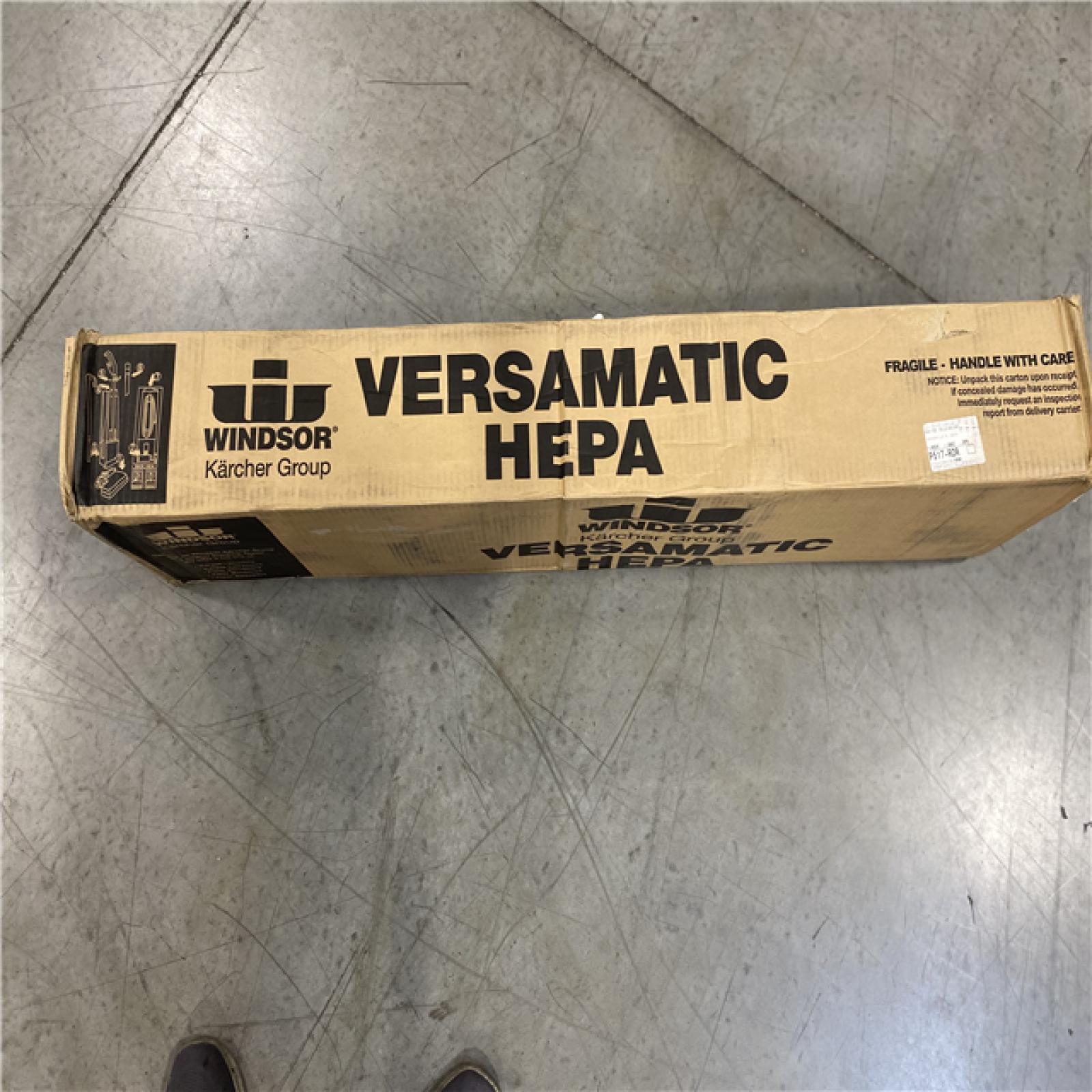 NEW! Windsor Karcher VS14 Versamatic DualMotor Upright Vacuum HEPA 14