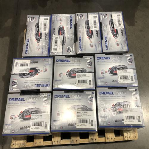 DALLAS LOCATION - Dremel 4200 Series 1.6 Amp Variable Speed Corded Rotary Tool Kit with 36 Accessories 4 Attachments and Carrying Case PALLET- (20 UNITS)