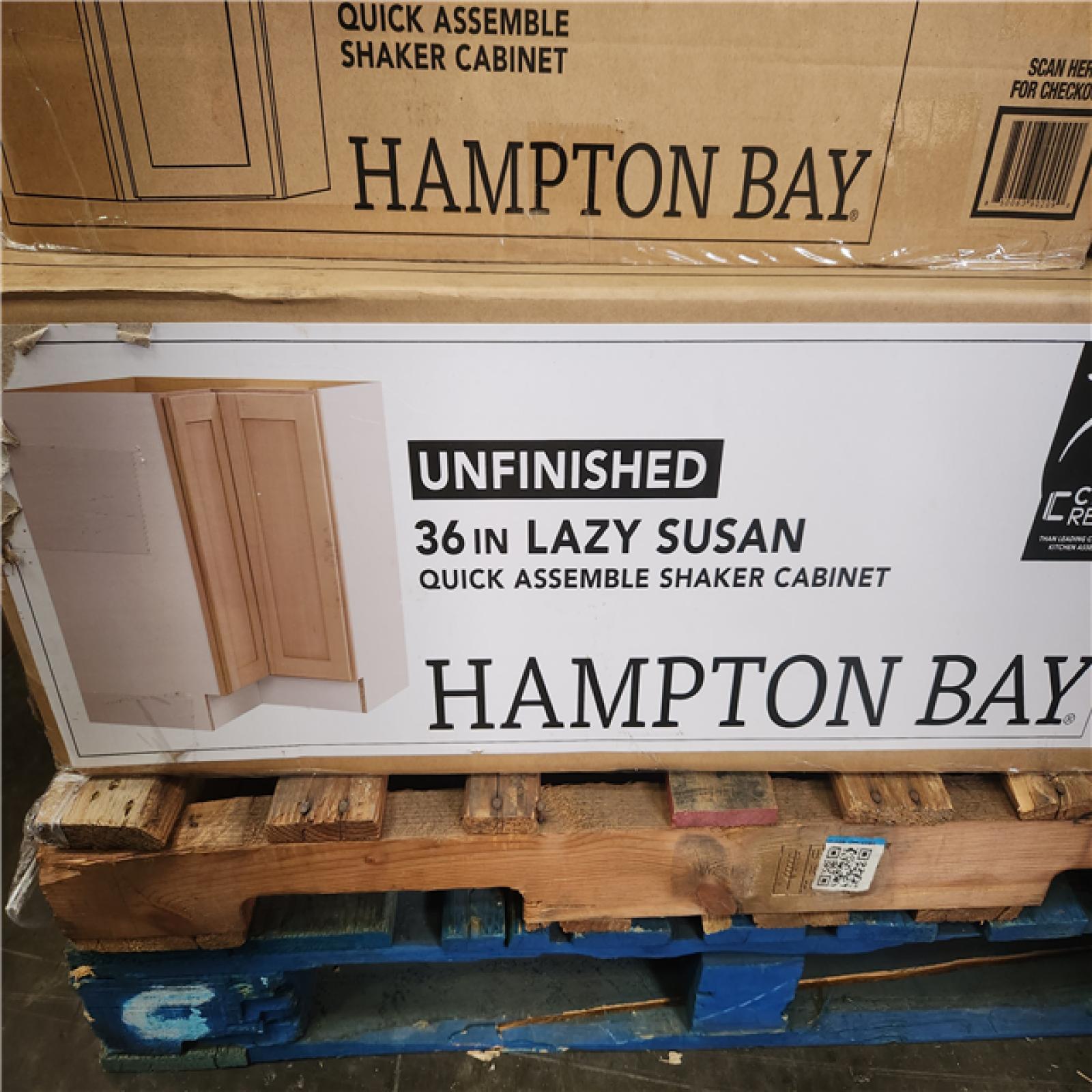 Phoenix 5 NEW Hampton Bay  Ready to Assemble Kitchen Cabinet in Unfinished with CLICKREADY Technology Pallet