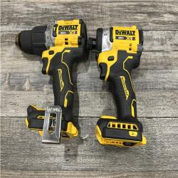 AS-IS DEWALT 20V XR Lithium-Ion Cordless 2-Tool Combo Kit