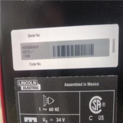 CALIFORNIA AS-IS lINCOLN ELECTRIC WELD-PAK