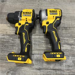 AS-IS DEWALT ATOMIC 20-Volt MAX Lithium-Ion Cordless Combo Kit