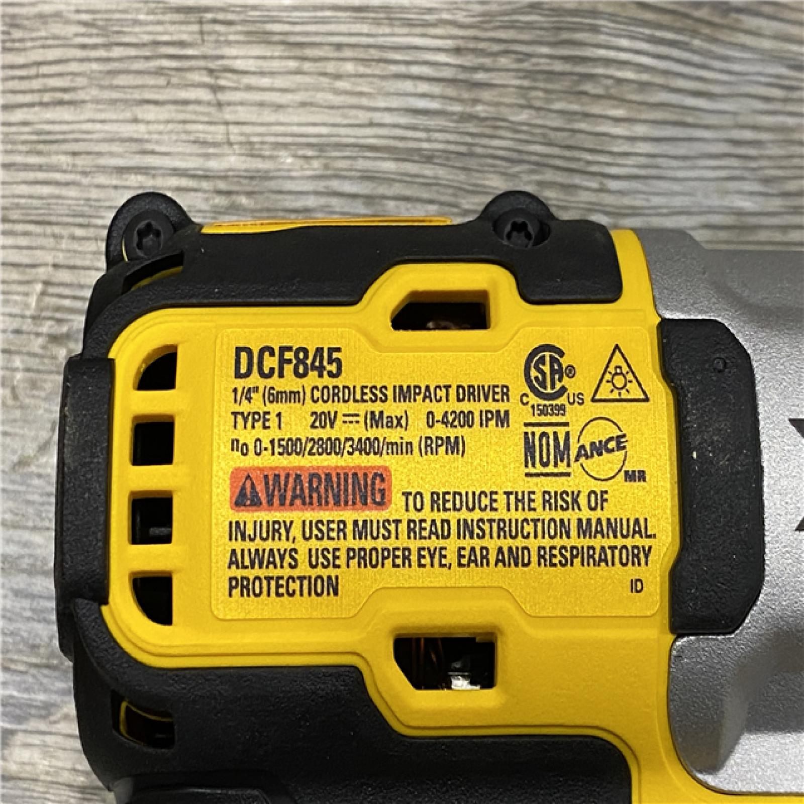 AS-IS DEWALT 20-Volt Maximum XR Lithium-Ion Cordless Brushless 1/4 in. 3-Speed Impact Driver Kit