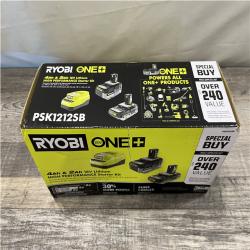 NEW - RYOBI ONE+ 18V Lithium-Ion Starter Battery  and Charger Kit