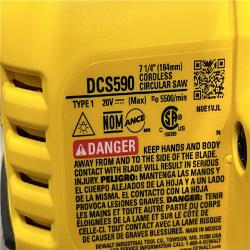 AS-IS DEWALT 20-Volt MAX 7-1/4 in. Cordless Circular Saw (Tool Only)