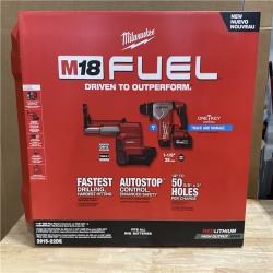 NEW! MILWAUKEE M18 FUEL 18V Lithium-Ion Brushless 1-1/8 in. Cordless SDS-Plus Rotary Hammer/Dust Extractor Kit
