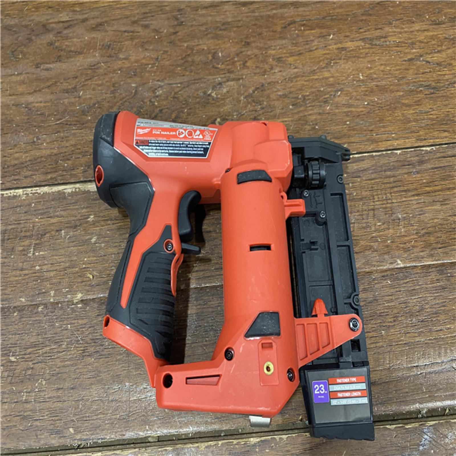 AS-IS  Milwaukee 2540-20 12V 23 Gauge Cordless Pin Nailer (Tool Only)