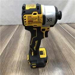 AS-IS DEWALT 20-Volt Maximum XR Lithium-Ion Cordless Brushless 1/4 in. 3-Speed Impact Driver Kit