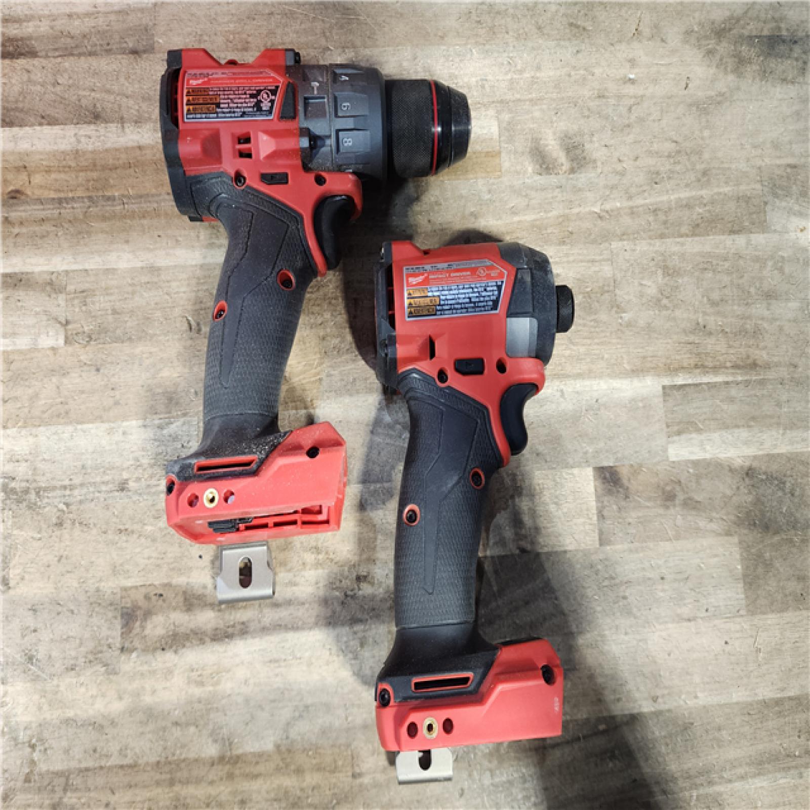 HOUSTON LOCATION - AS-IS Milwaukee FUEL 18V Lithium-Ion Brushless Cordless Hammer Drill and Impact Driver Combo Kit