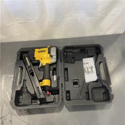 AS-IS- DEWALT 35-Degree Pneumatic Metal Connector Nailer