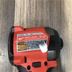 AS-IS Milwaukee FUEL 18V Lithium-Ion Brushless Cordless 1/4 in. Hex Impact Driver (Tool-Only)