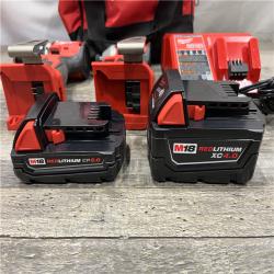 AS-IS Milwaukee 18-Volt Lithium-Ion Brushless Cordless Compact Hammer Drill/Impact Combo Kit