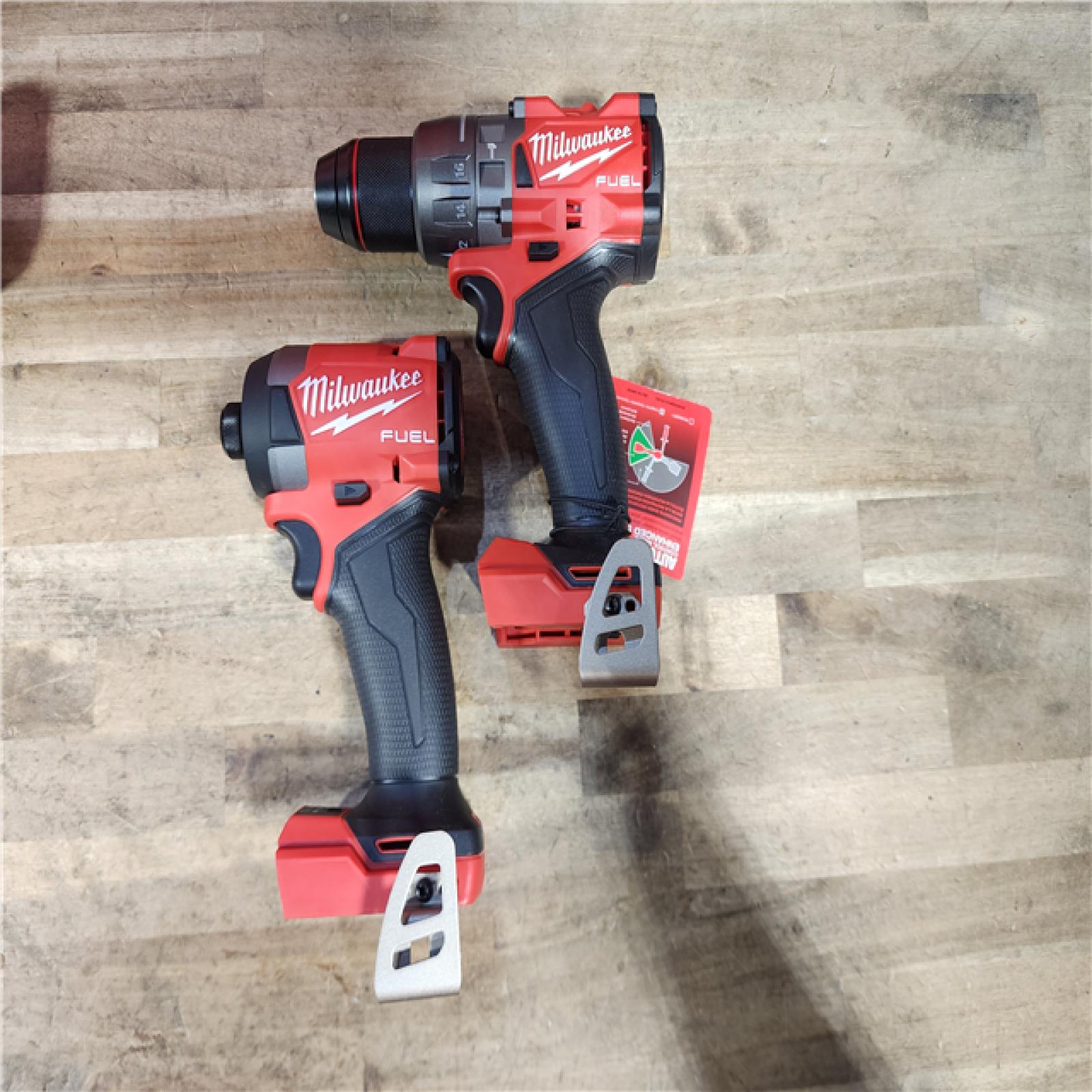 HOUSTON LOCATION - AS-IS (APPEARS LIKE NEW) Milwaukee FUEL 18V Lithium-Ion Brushless Cordless Hammer Drill and Impact Driver Combo Kit