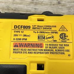 AS-IS DEWALT Atomic 20V Max Lithium-Ion Brushless Cordless Compact 1/4 in. Impact Driver Kit