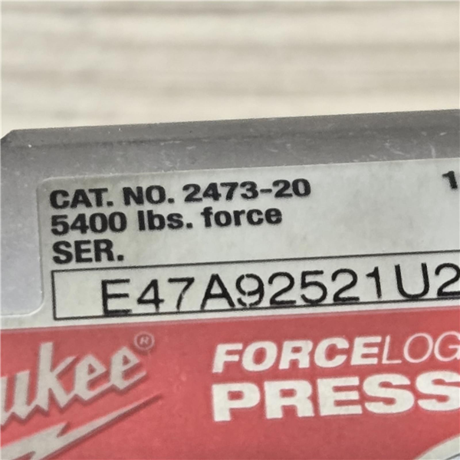 AS-IS MILWAUKEE 12V Force Logic Cordless Press Tool Kit