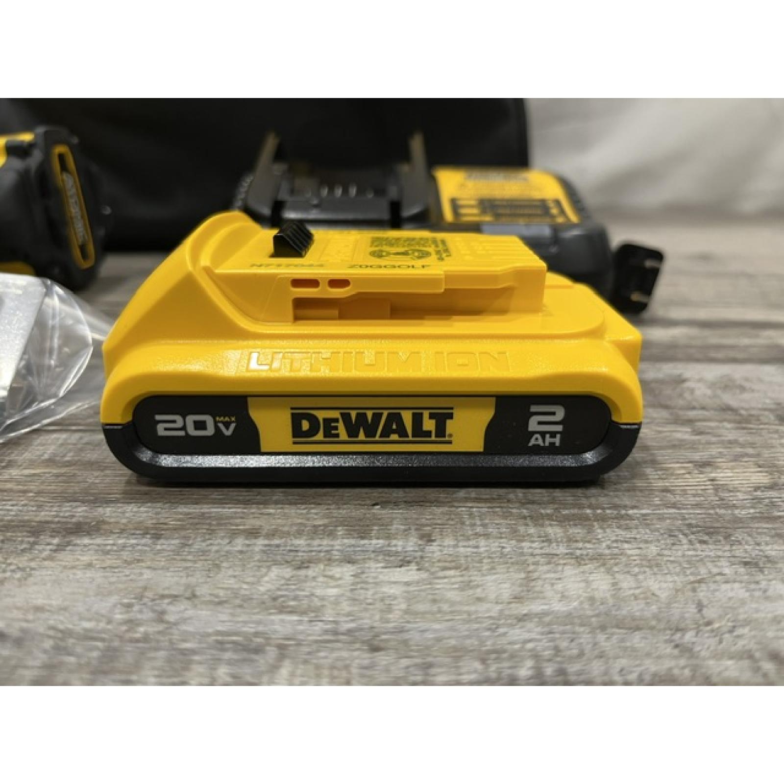 AS-IS DEWALT Atomic 20V Lithium-Ion Cordless Compact 1/2 in. Drill/Driver Kit