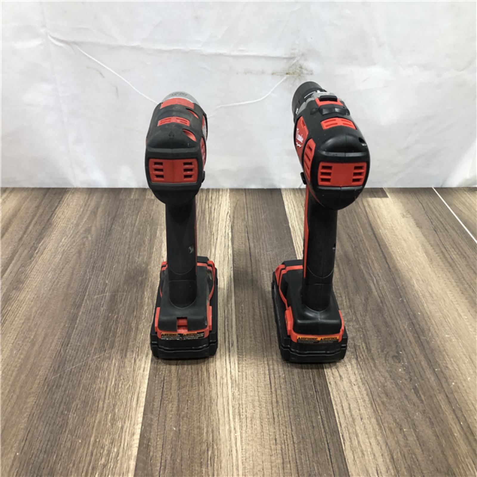 AS-IS Milwaukee M18 18V Lithium-Ion Cordless Drill Driver/Impact Driver Combo Kit