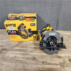 HOUSTON LOCATION - AS-IS (APPEARS LIKE NEW) DeWALT Flexvolt Max 7-1/4  60V Brushless Circular Saw DCS578B (Bare Tool)
